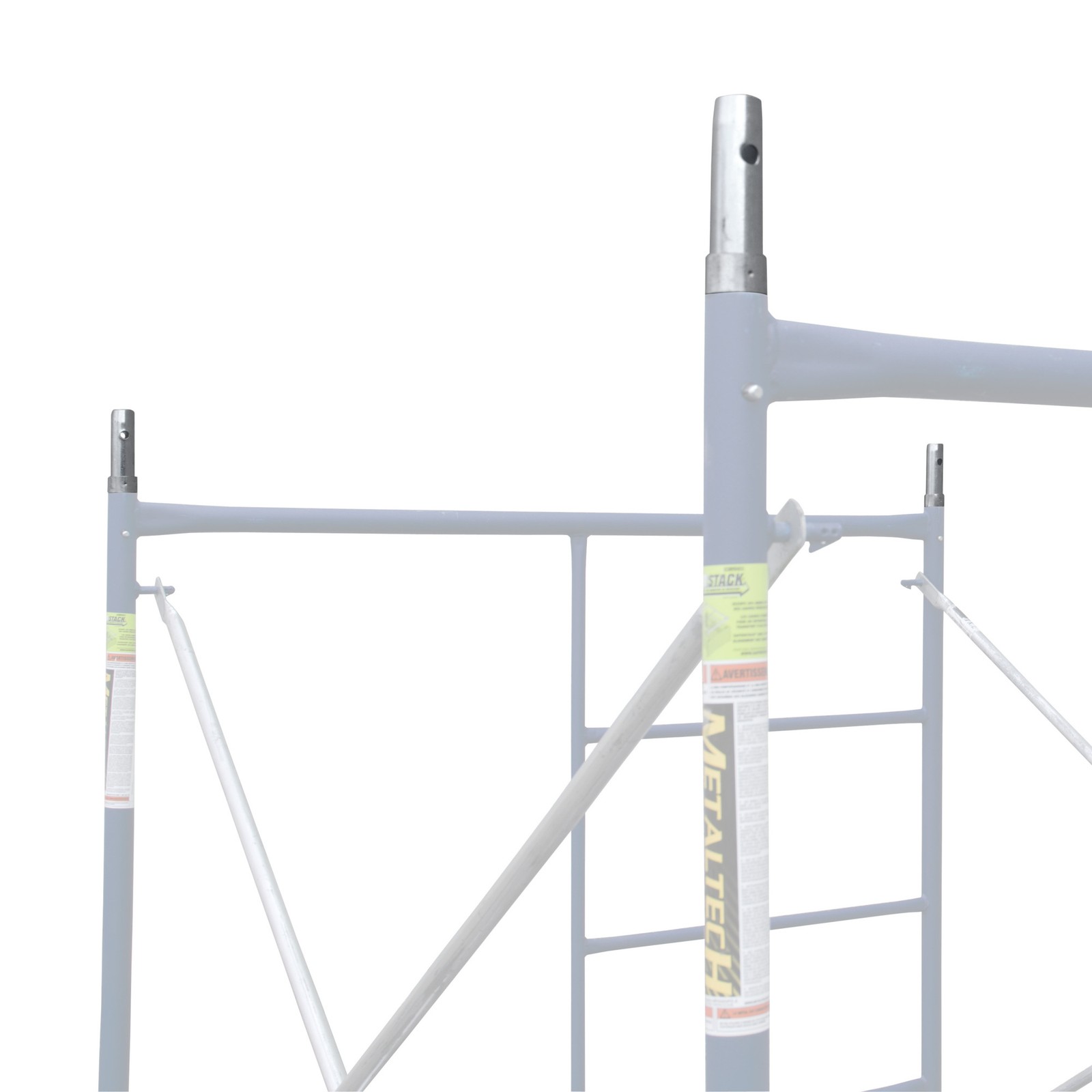Metaltech Coupling Pin and Spring for Scaffolding, Model# M-MLC1S
