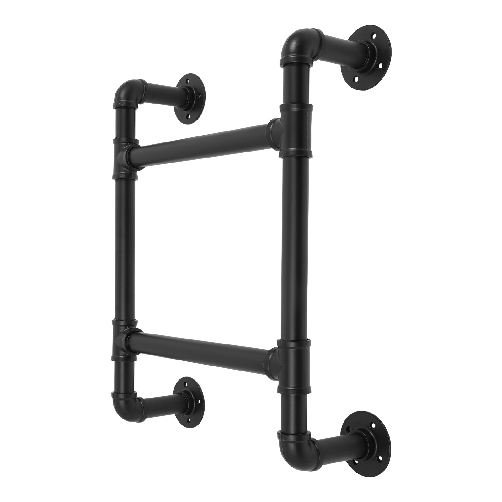 Bed Ladder Black Wall-Mounted Ladders Modern 2-Step Ladder