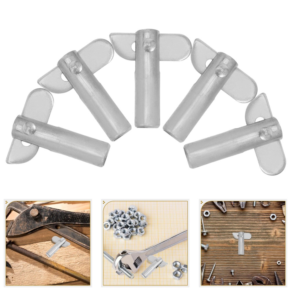 10Pcs Durable Scaffold Locking Pins Galvanized Steel Silver for Door Use