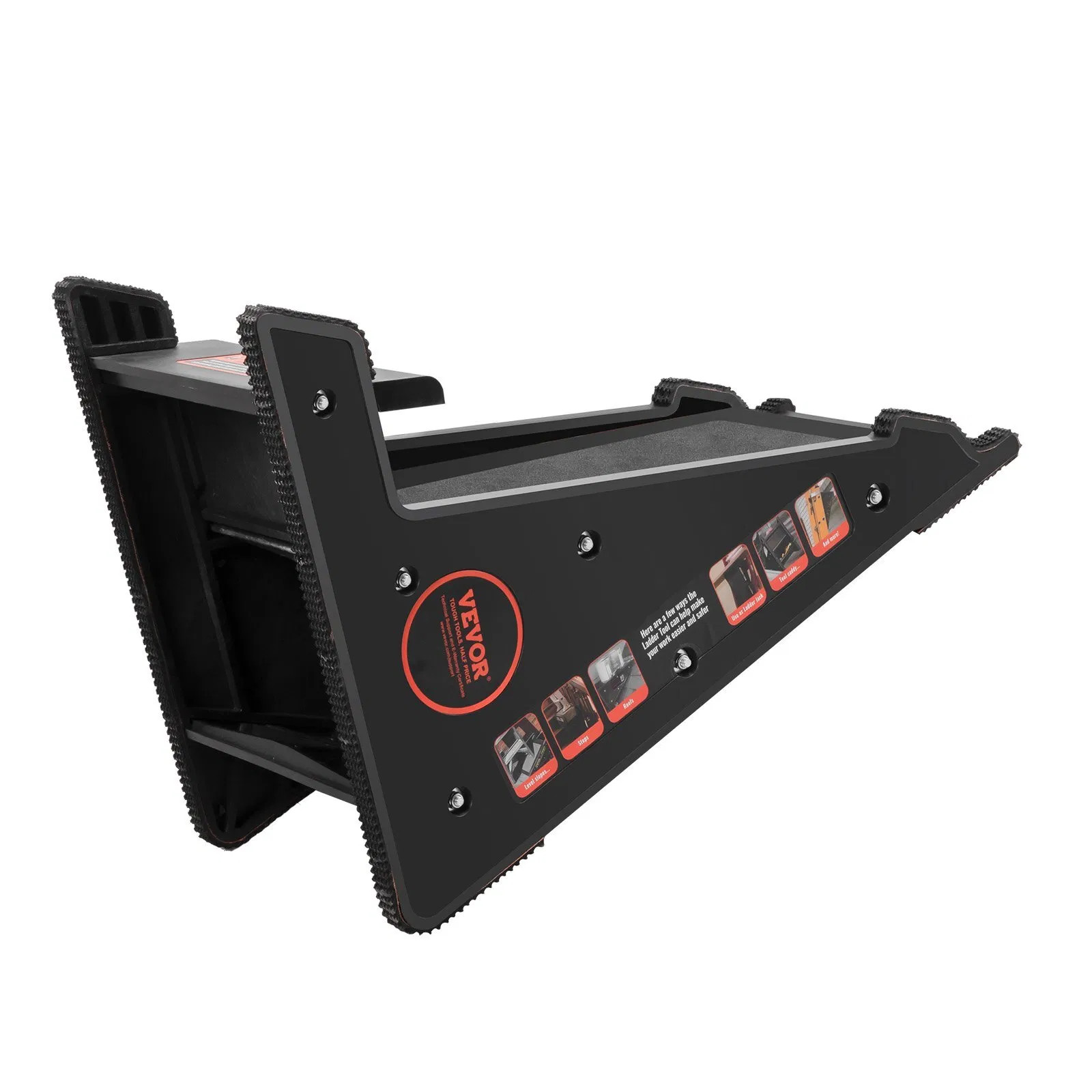 Ladder Levler, 380lbs Load PP Ladder Leveling Tool, Pitch Hopper, Stair Ladder