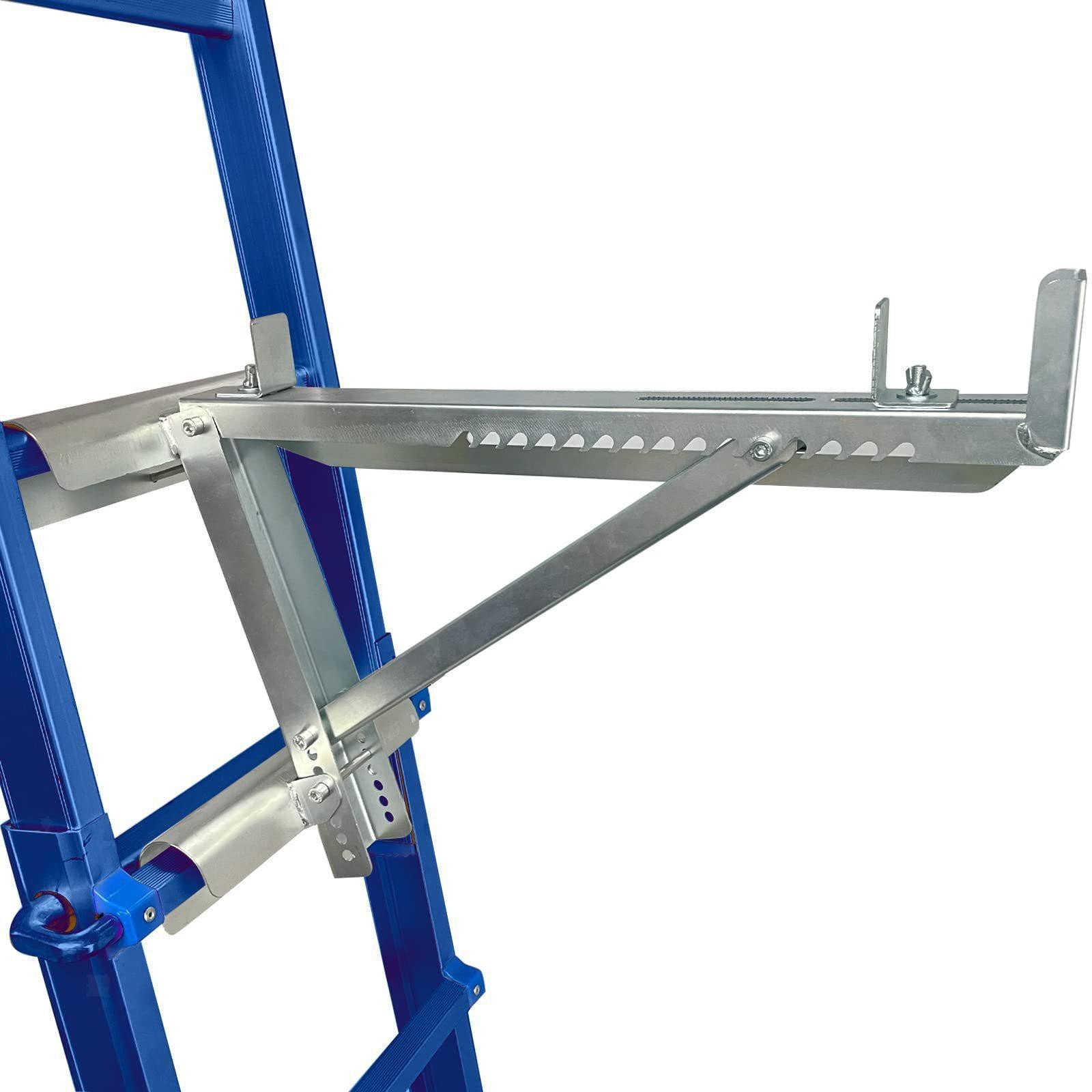 1 Pair Two Rung Short Body Ladder Jack Scaffolding Tool Simple Installation for