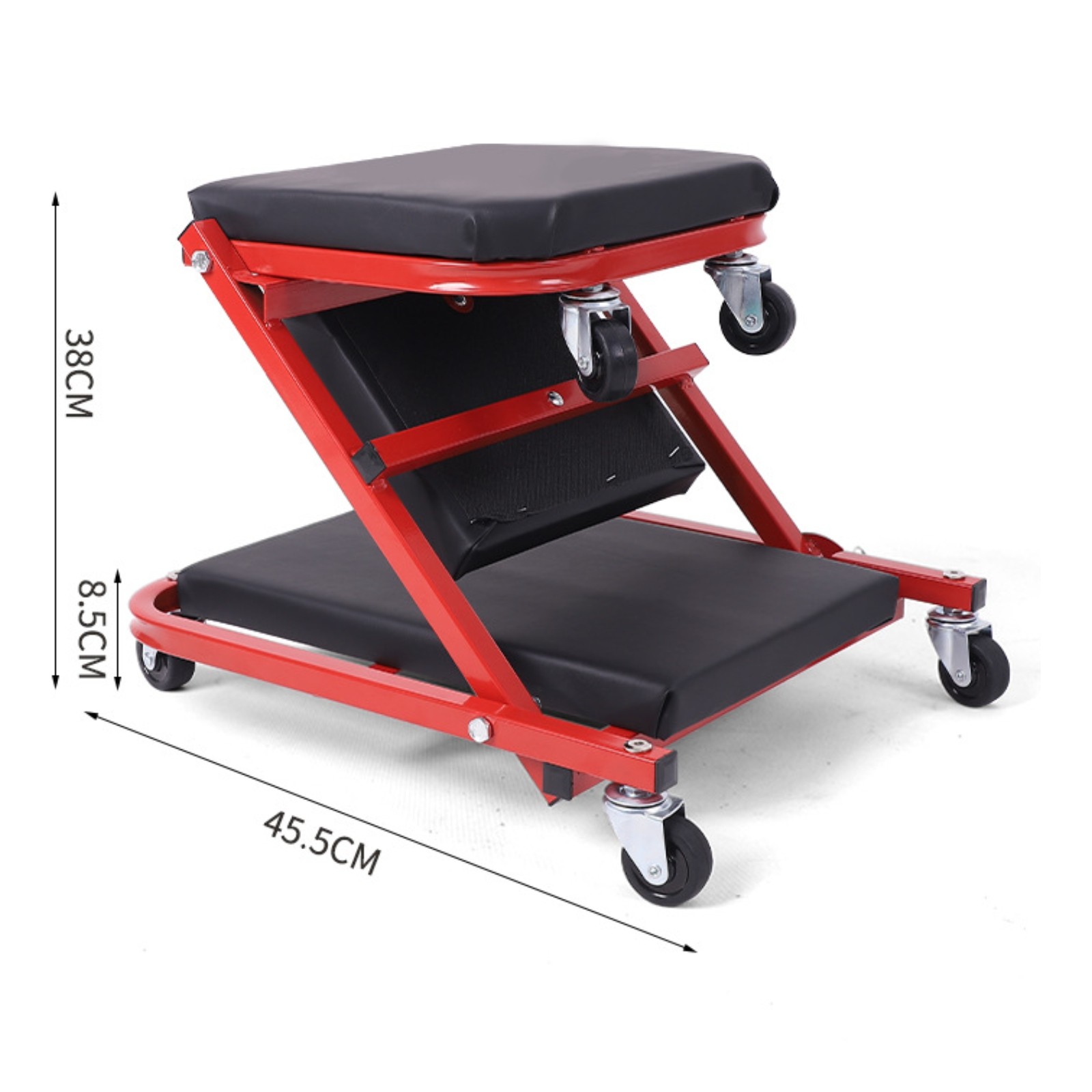 Z-Shaped Creeper Cushioned Two-Way-Use Creeper Seat for Mechanics