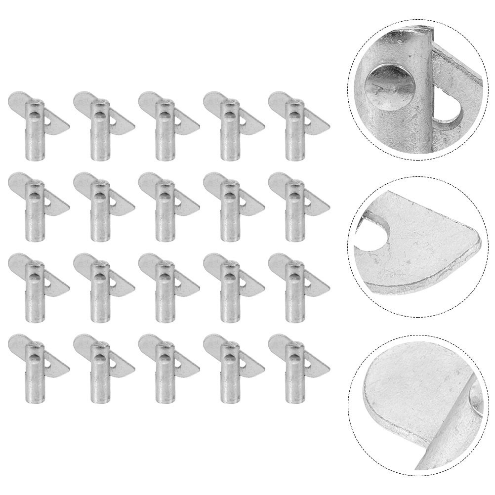 20Pcs Durable Steel Scaffolding Locking Pins Silver for Construction Use