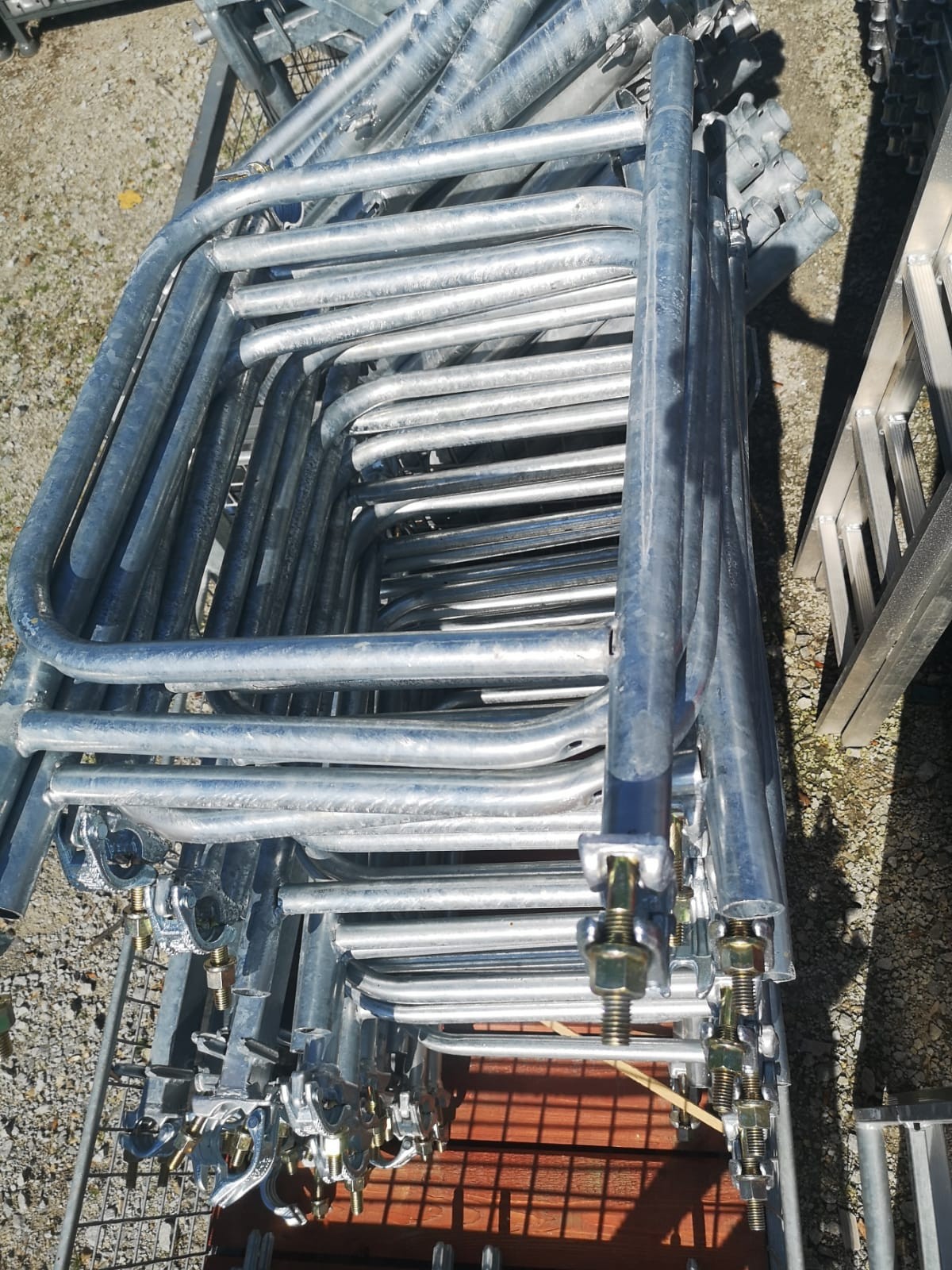 NEW 90 sqm aluminum scaffolding scaffolding Alu-scaff 74