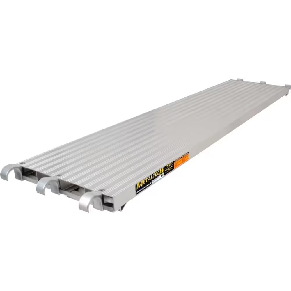 Scaffold Plank 7Ft x 19in Aluminum Metal Platform Painting Work Frame Walk Board