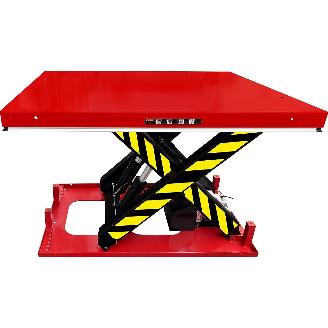 Electric Hydraulic Scissor Lift Table With Foot Pedal, 8,800 lb., 67″ x 47-1/4″