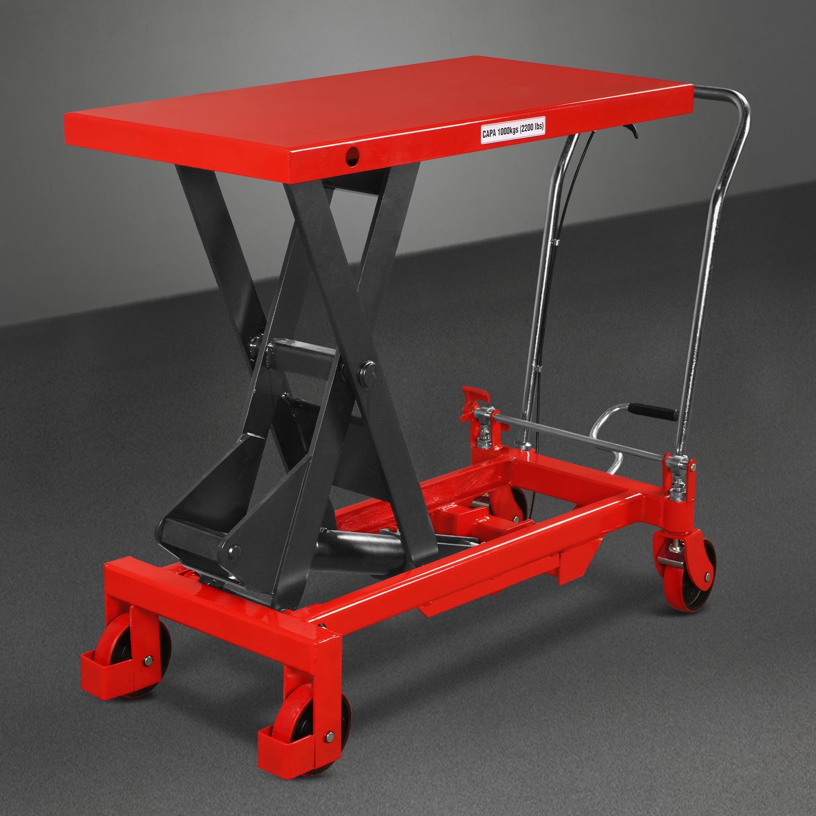 MechMaxx 2200lbs Capacity Mobile Scissor Lift Table Platform Cart,TF22