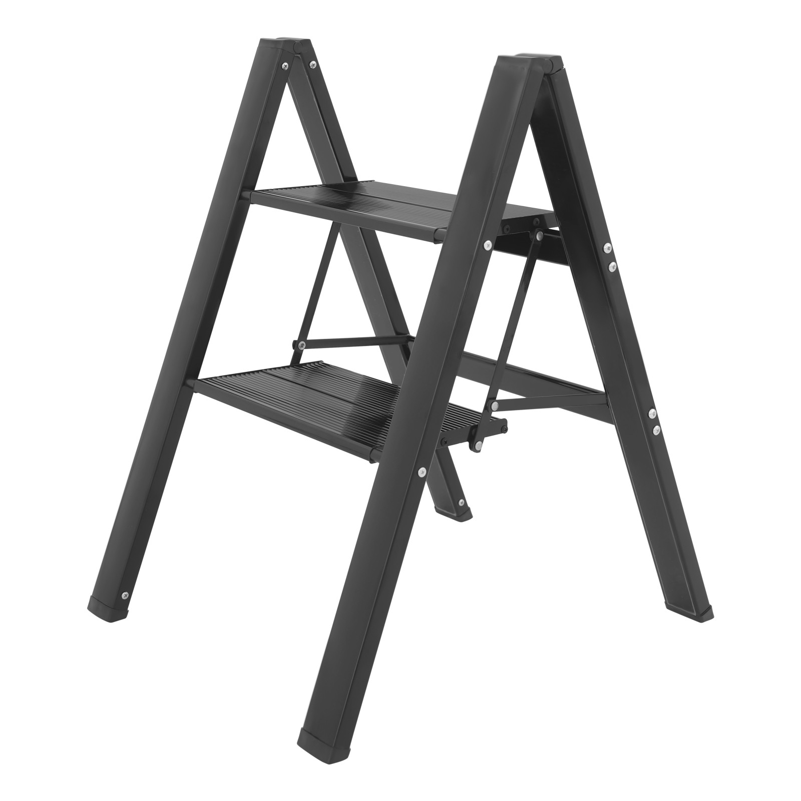 Folding Step Ladder Stool Multi-Purpose Aluminium Alloy Folding Heavy Duty