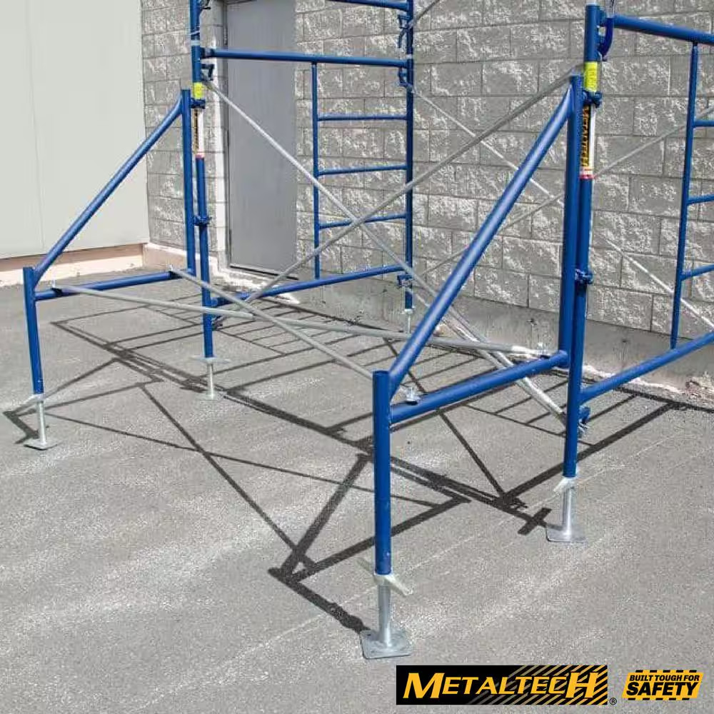 32-In. Steel Scaffolding Outrigger for Mason Frame Scaffold Towers to Safely Ext