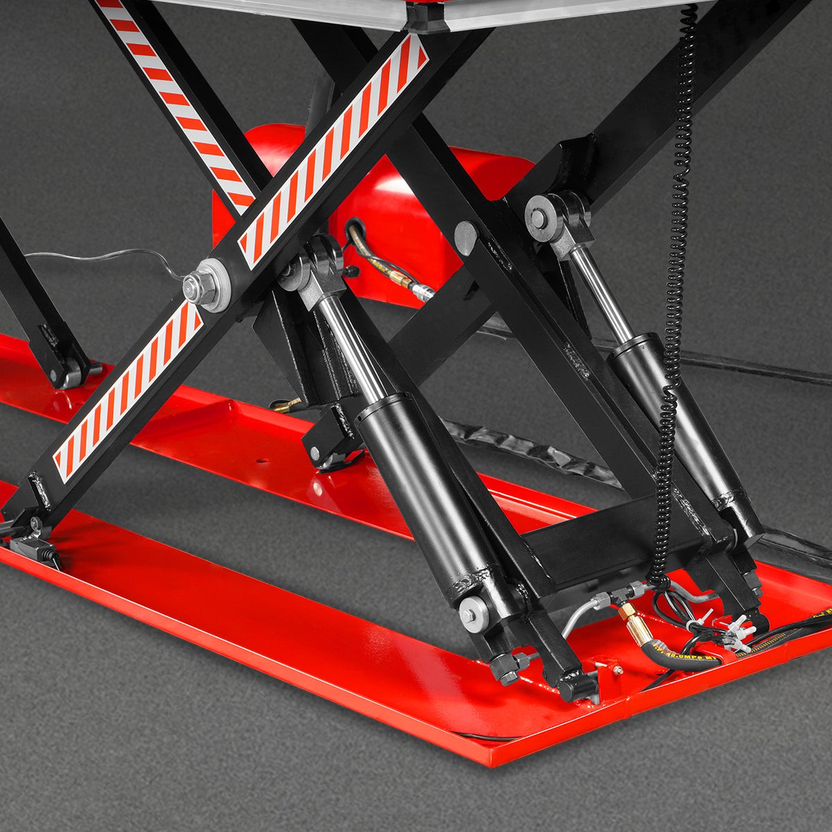 MechMaxx 3300lb Capacity Electric Hydraulic Double Scissor Lift Table, ELT33P