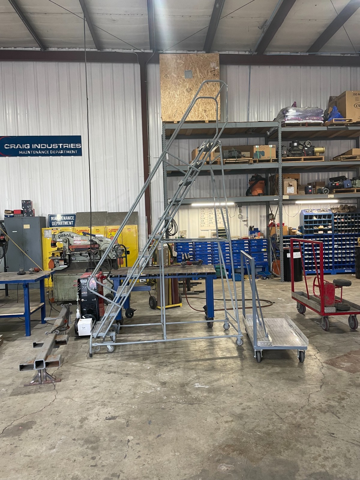 Cotterman 11 Step Mobile Ladder