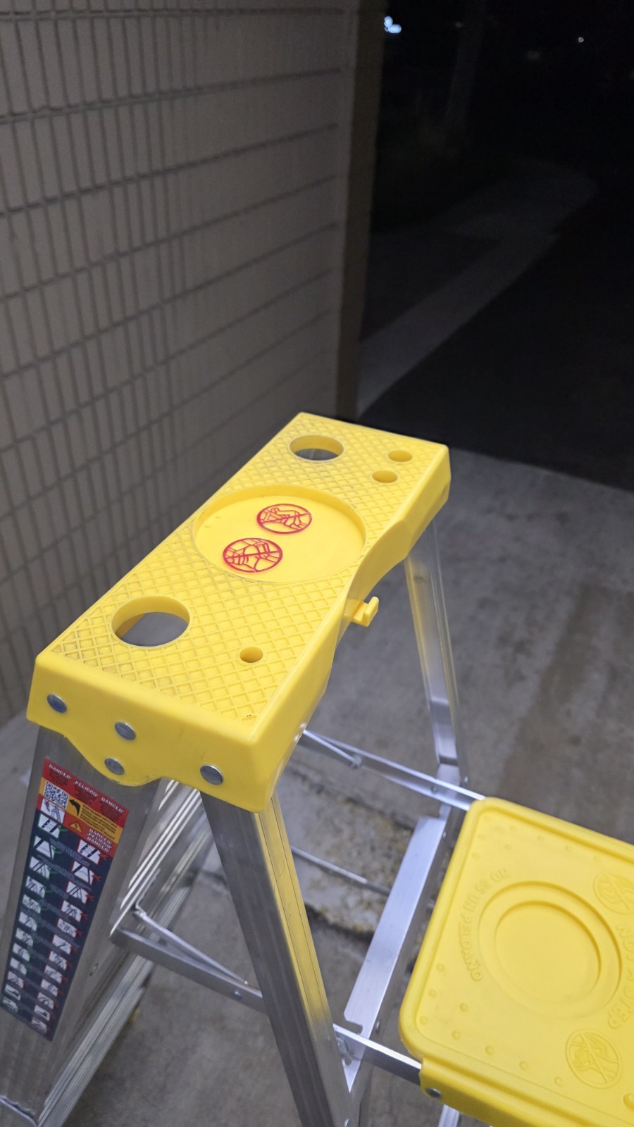 Werner 366 Mk 22 Aluminum Step Ladder 6ft Folding Yellow Top