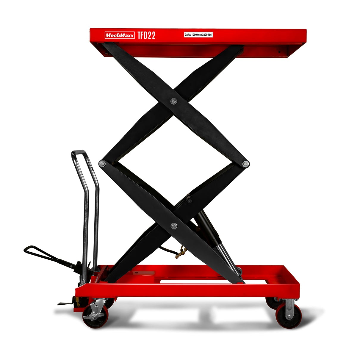 MechMaxx Mobile 2200 lbs Capacity Lift Table 86.6”x51.2” Platform, TFD22
