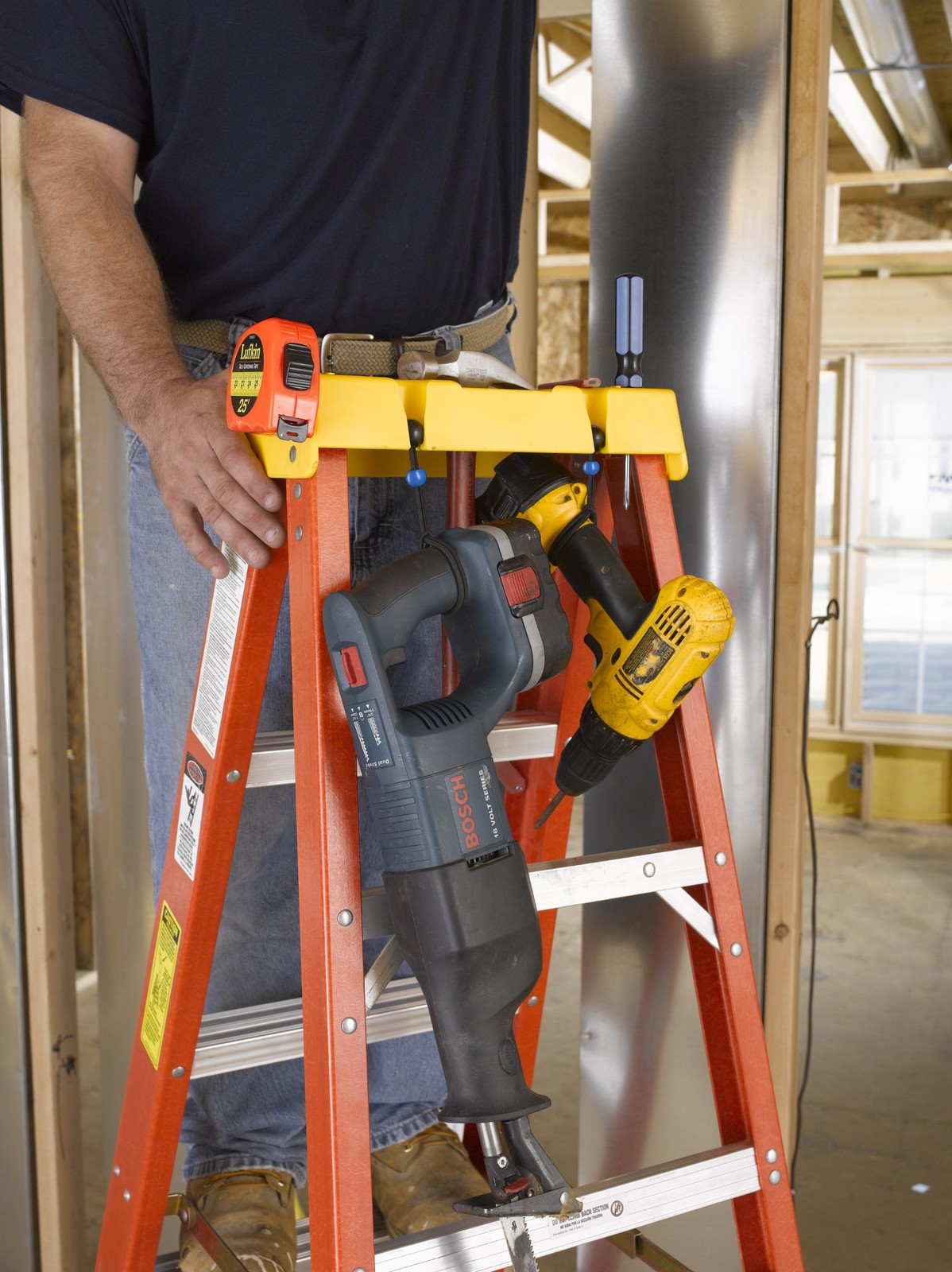 Werner AC58-TL Ac58 Ladder Tool Lasso with Belt Clip, Blue