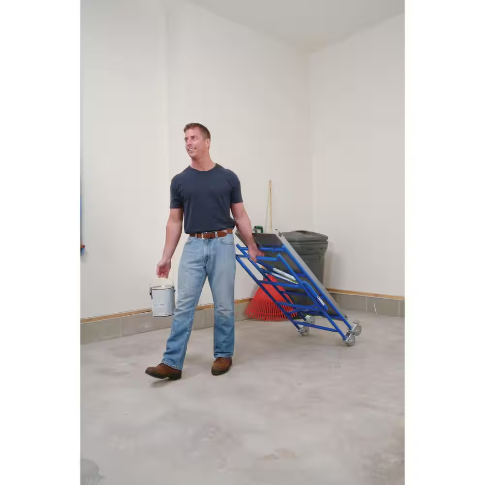 4 Ft. X 3.8 Ft. X 2 Ft. Portable Rolling Scaffold 500 Lb. Load Capacity