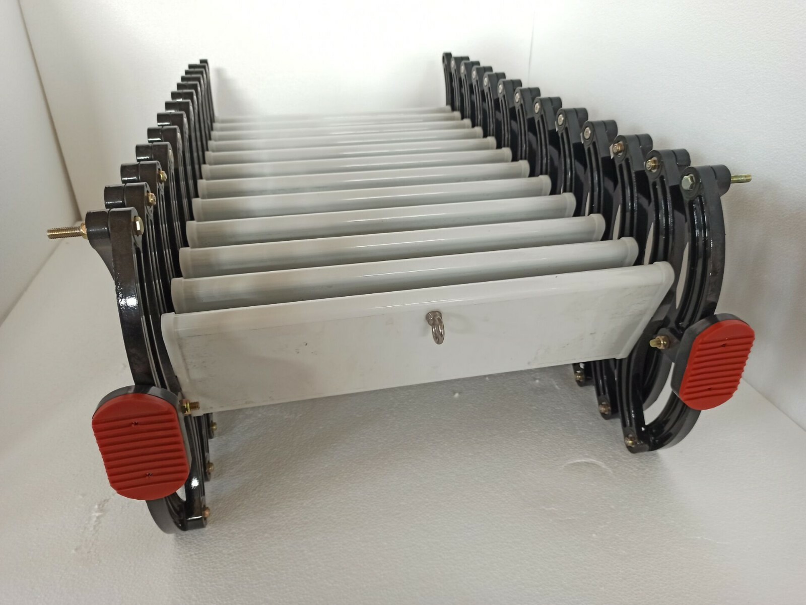 HeavyDuty Metal Loft Wall Ladder Stairs Attic PullDown Folding Ladder 10FT,Black