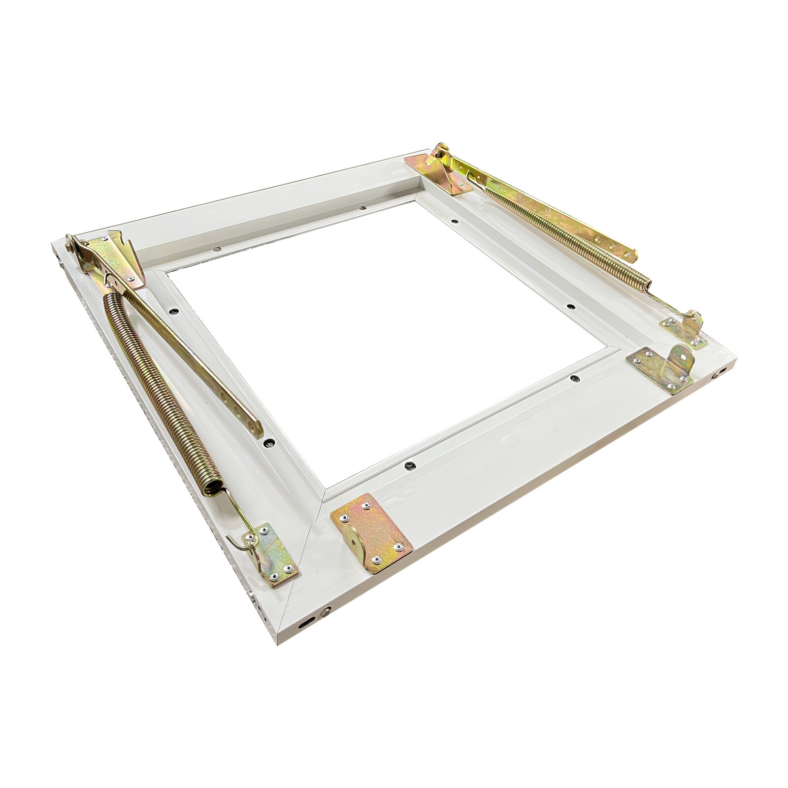 INTSUPERMAI Wall Mounted Attic Ladder for Loft Folding Step Ladder 10ft Height