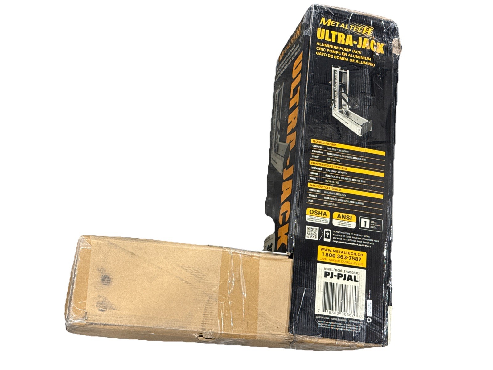 MetalTech Ultra-Jack 25-1/2 in. W x 13 in. D x 25-1/2 in. H Aluminum Pump Jack