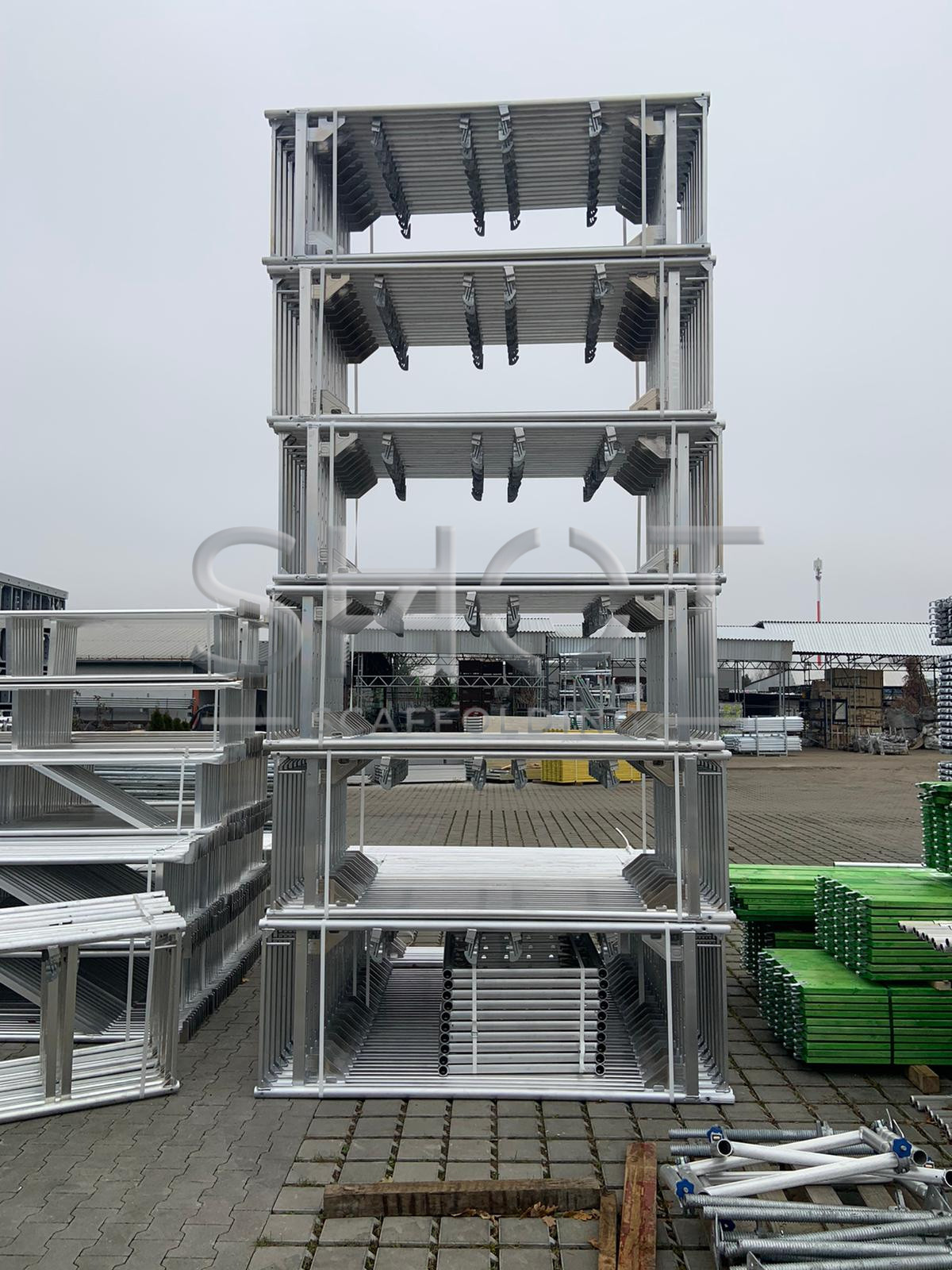Scaffolding 162,10m2 scaff 73 scaffolding aluminum scaffolding