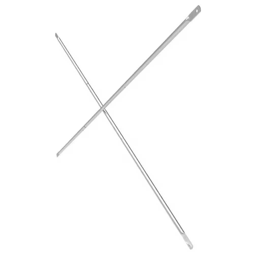 7 Ft. X 4 Ft. Galvanized Steel Sectional Cross Brace for Exterior Scaffolding