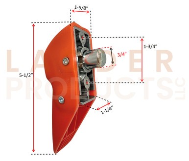 Little Giant Plastic Orange Rock Locks 53824/53829