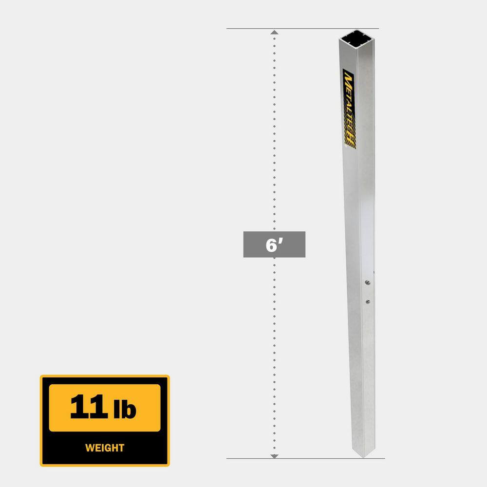 Ultra-Jack 6 Ft. Aluminum Pole Connector for the Ultra-Jack Aluminum Scaffolding
