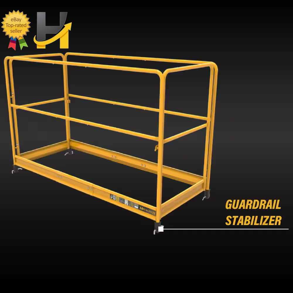 MetalTech 6ft Steel Scaffold Guardrail System for Baker Tower I-CISGRJP NEW