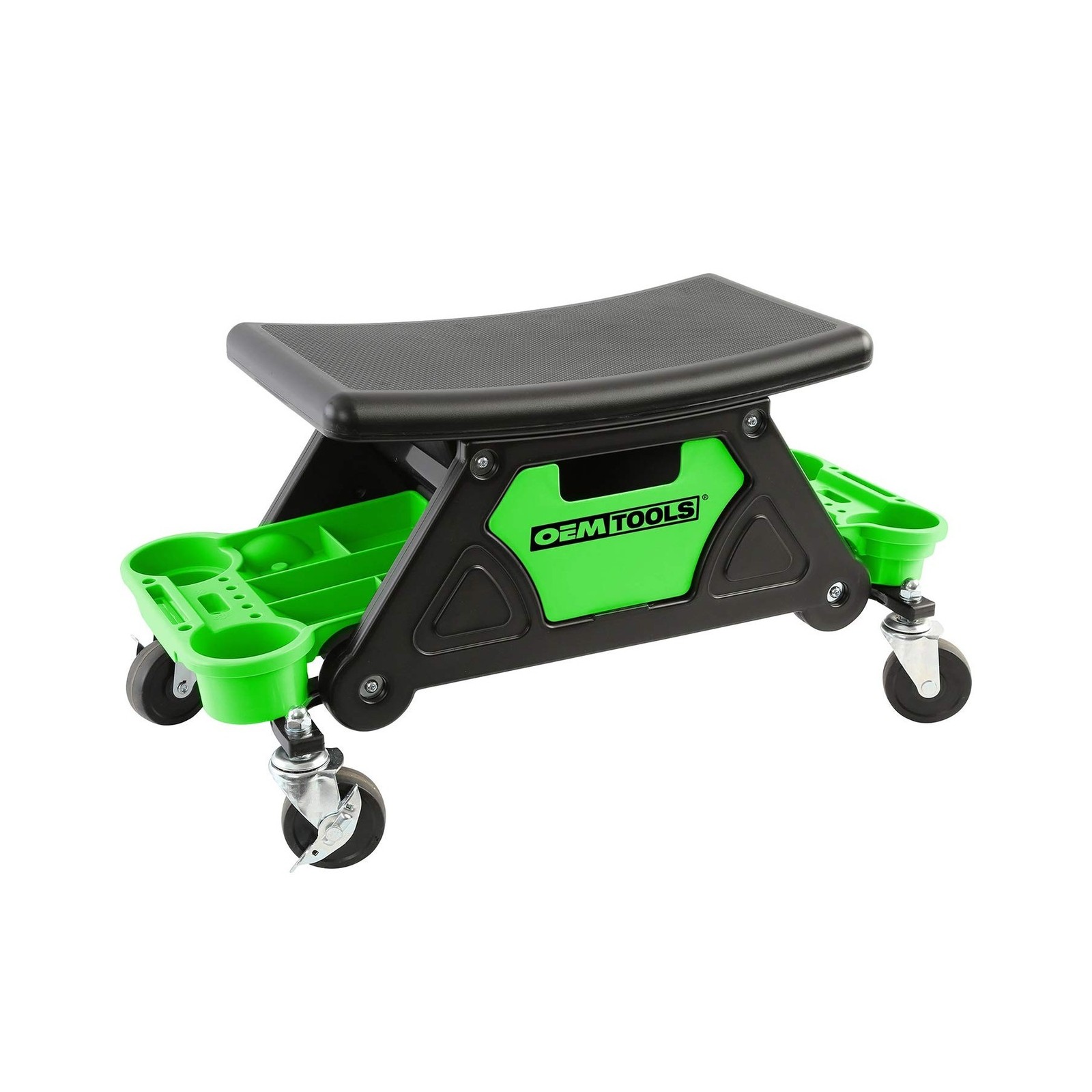 OEMTOOLS 24986 Heavy-Duty Rolling Workbench and Creeper Seat, Mechanics Stool…