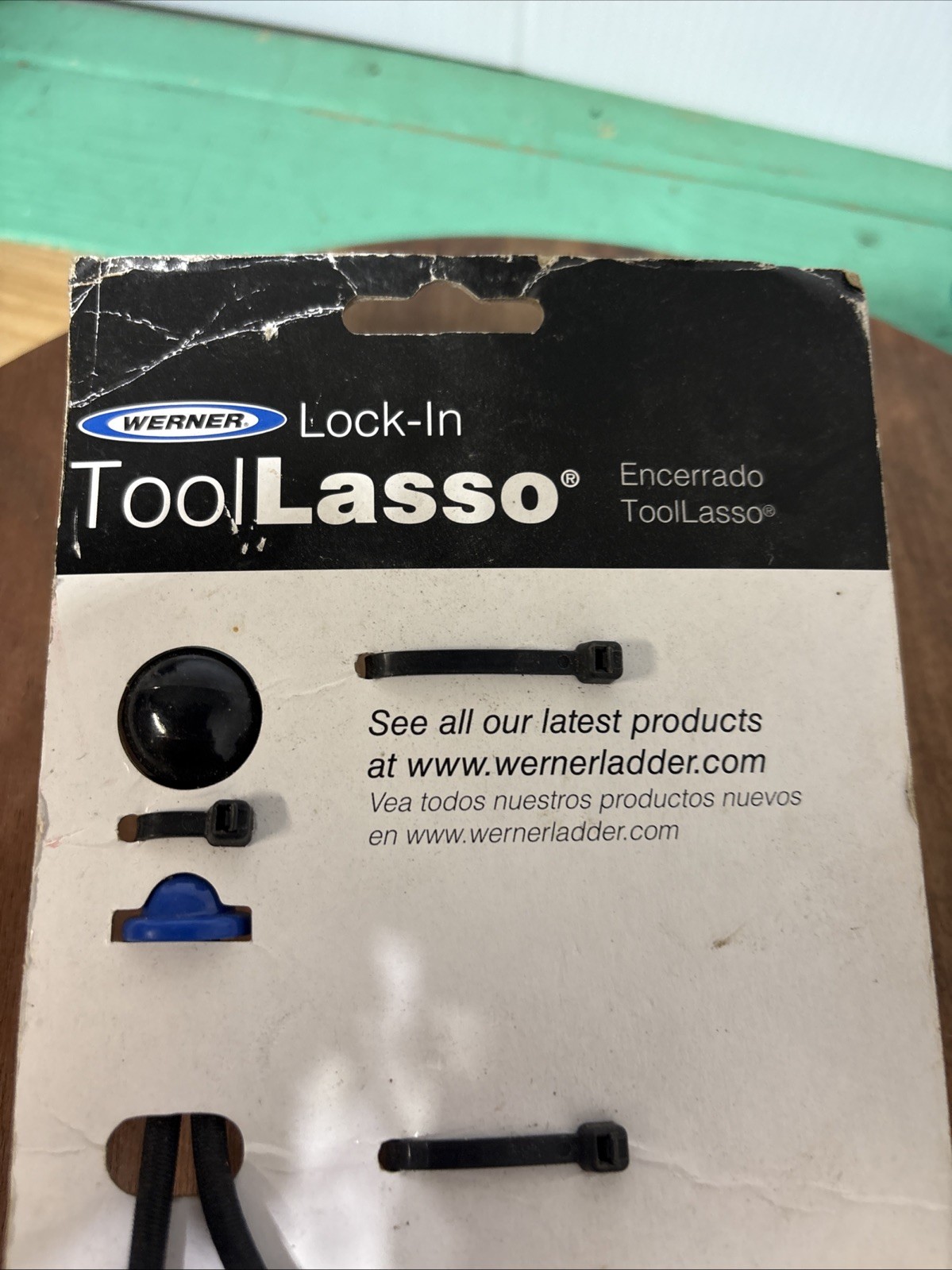 Werner AC58-TL Lock-In Ladder Tool Drill Lasso With Belt Clip