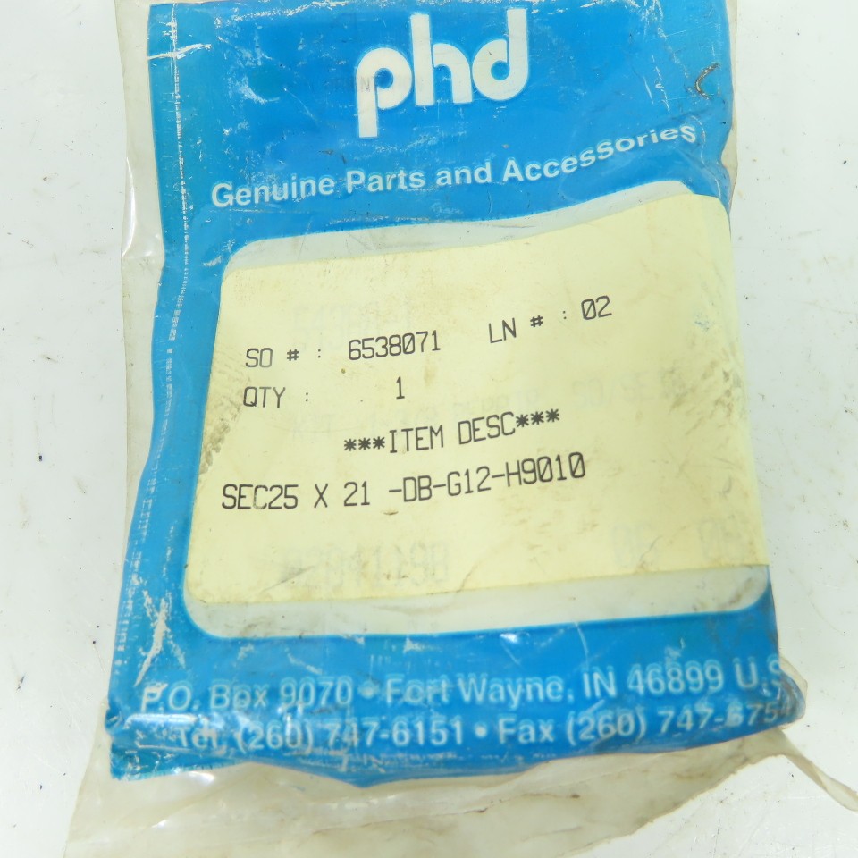 PHD SEC25 X 21 -DB-G12-H9010 Cylinder Repair Kit
