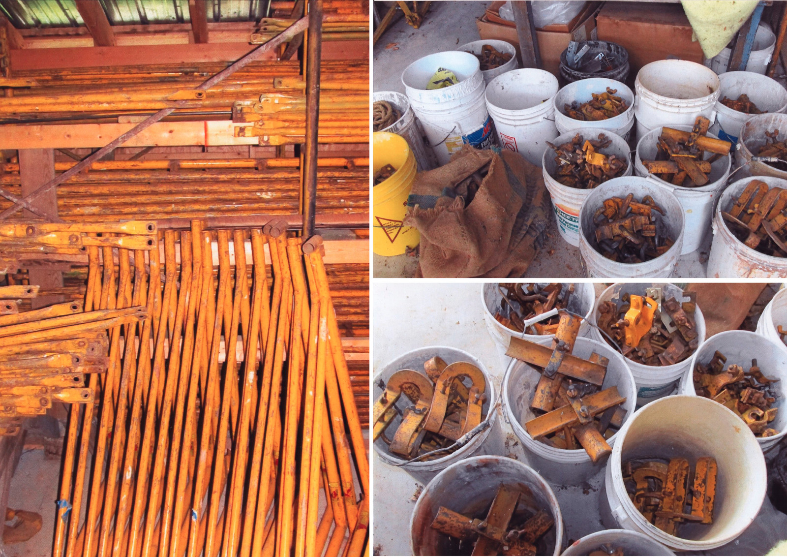 Bil-Jax Interior Scaffolding Lot – Various Size Ladders, Putlogs, More, Scaffold