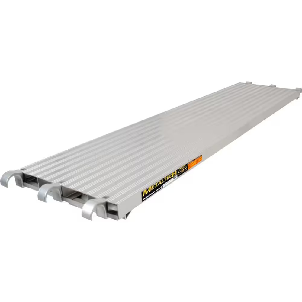 10 Ft. X 19 In. Scaffolding Platform, All-Aluminum Work Platform and Scaffold Pl