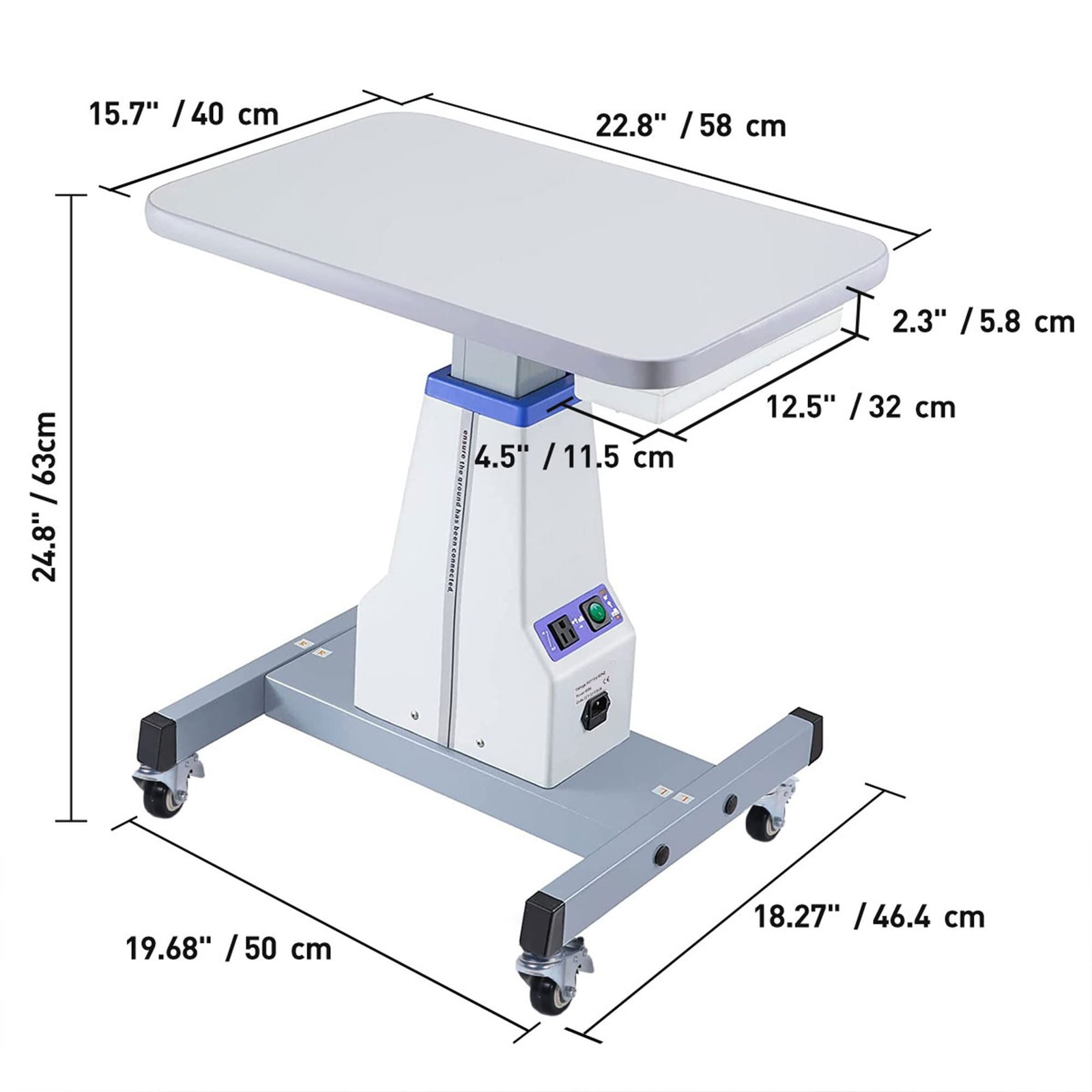UCanSee Ophthalmic Motorized Electric Optical Instrument Lift Table