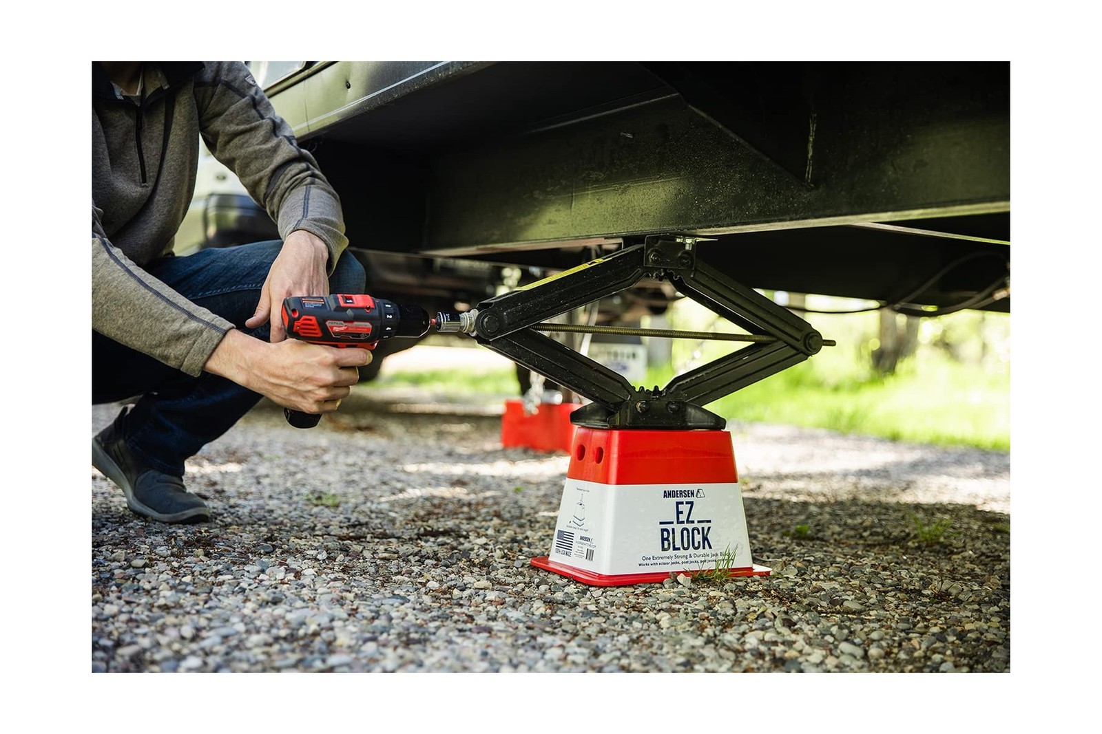 ANDERSEN HITCHES | RV Accessories | 4-Pack EZ Jack Blocks Leveling System | R…