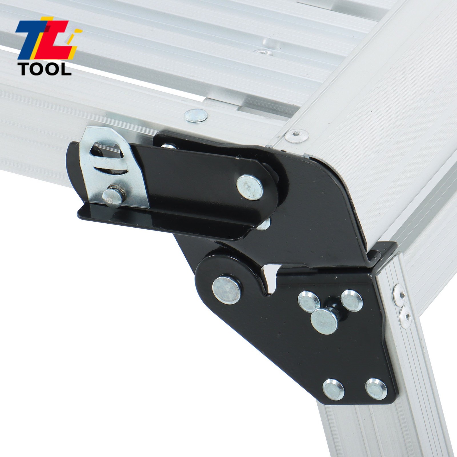 High Quality Work Platform 30″ Heavy Duty Foldable Aluminum Step Ladder 330 Lbs