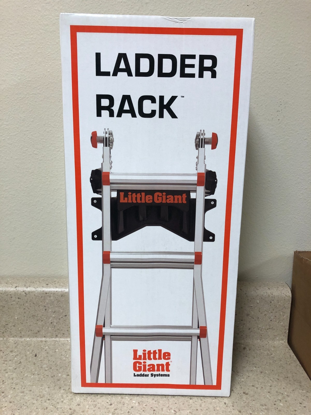 Little Giant Plastic Polymer Black Ladder Wall Rack 1 pk