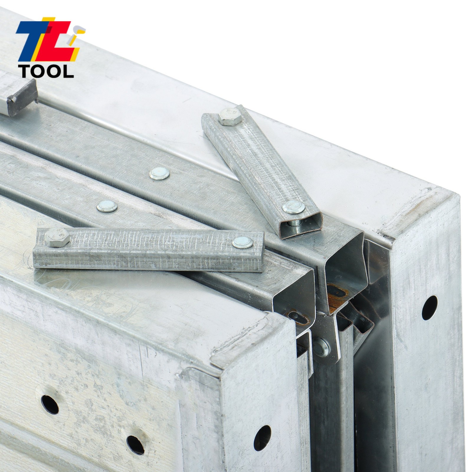 1.8m Aluminum Alloy Portable Folding Adjustable Scaffolding Work Platform