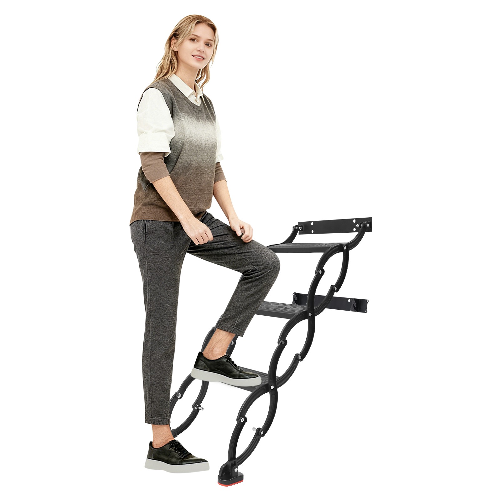 Folding Ladder Telescoping Step Ladders Retractable Wall Mounted Folding Stair