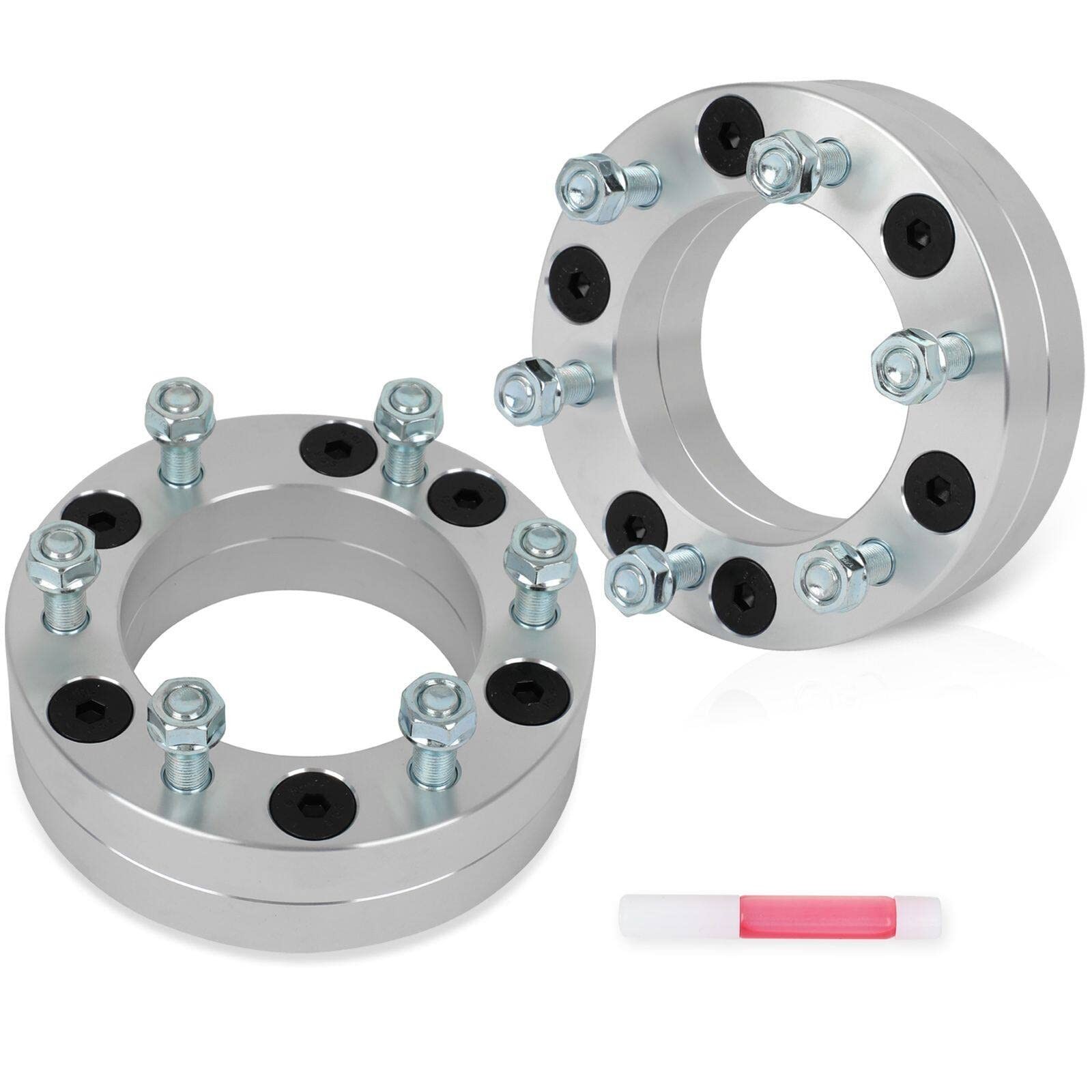 2″ 5×5.5 to 6×5.5 Wheel Spacers Lug Centric 1/2 Studs 108mm for B1500 D150 Pair