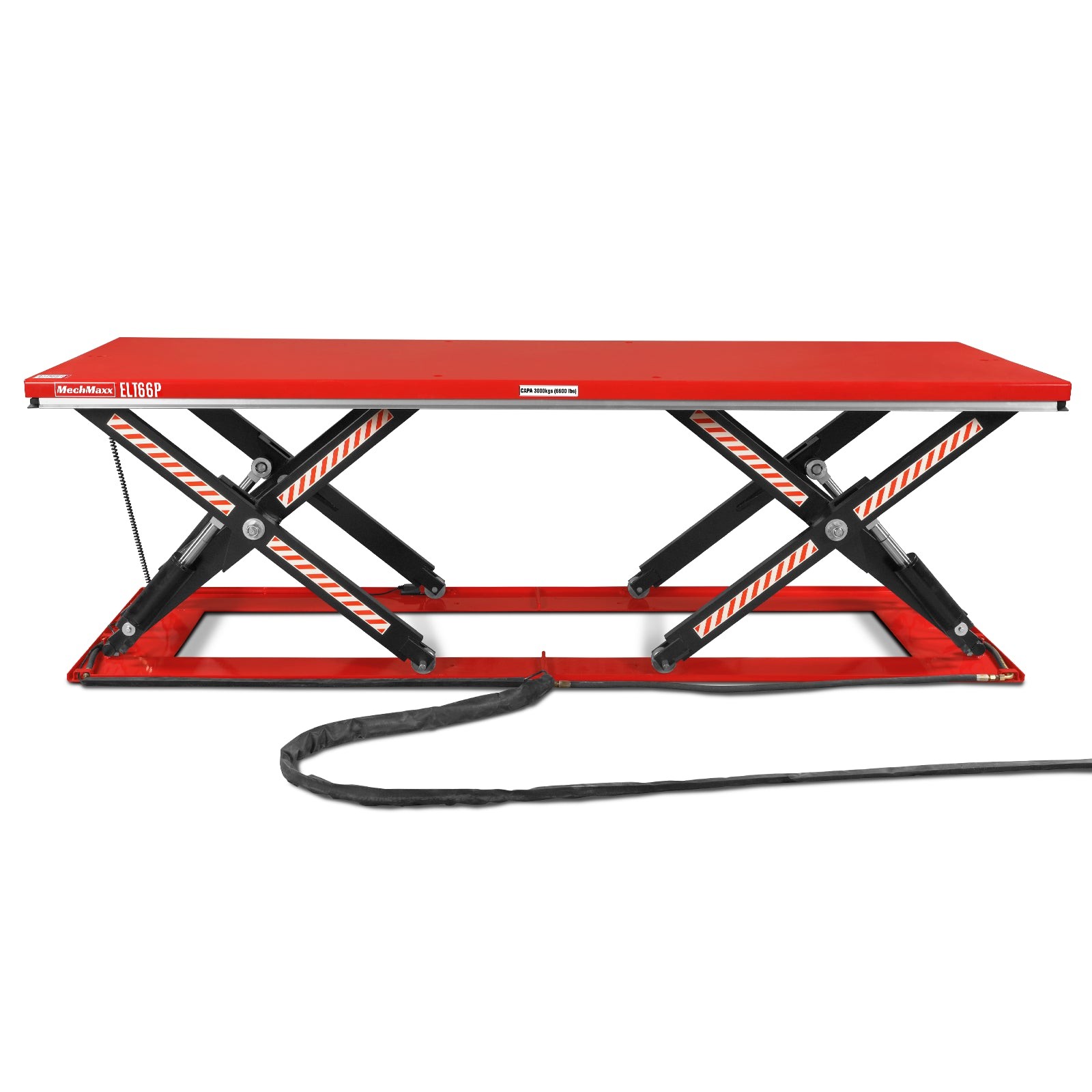 MechMaxx 6600lb Capacity Electric Hydraulic Double Scissor Lift Table, ELT66P