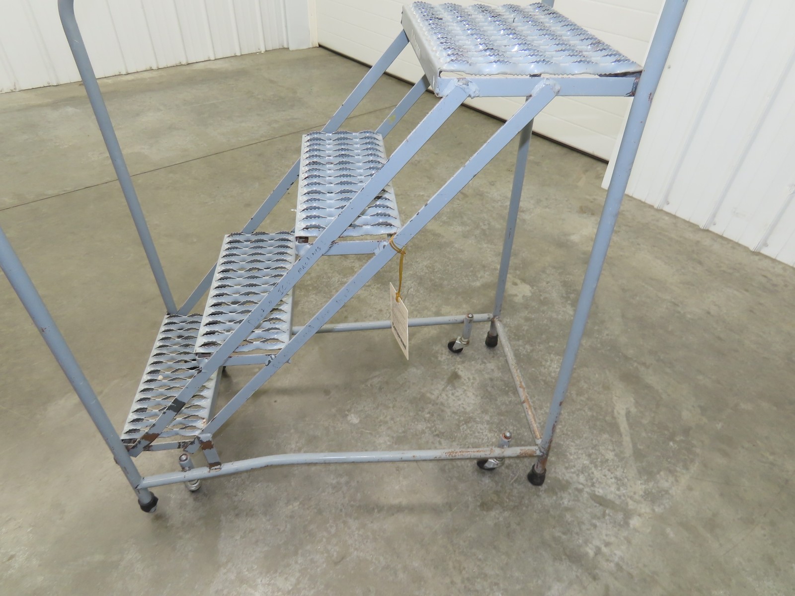 Cotterman 1204R Rolling Ladder Narrow Aisle 4 Step 12″ Platform 40″ Top Step