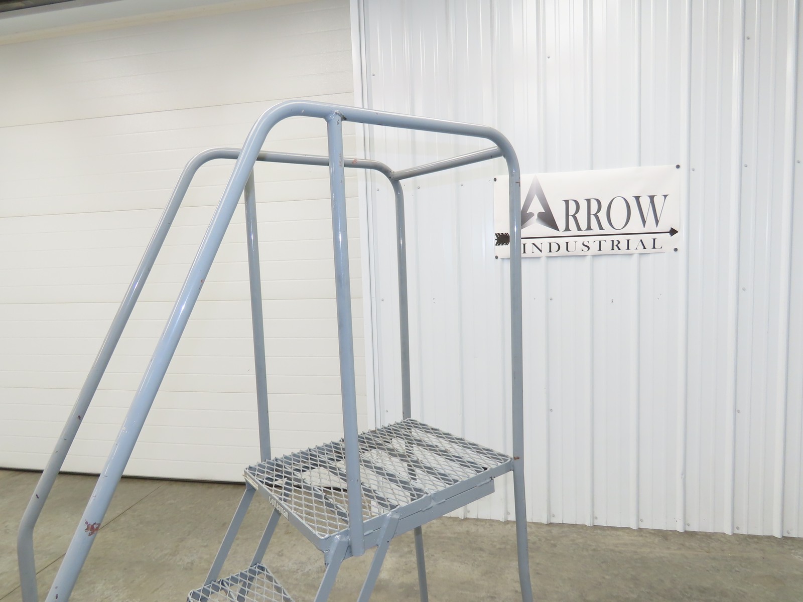 Cotterman Rolling Ladder Narrow Aisle 4 Step 24″ Platform 40″ Top Step