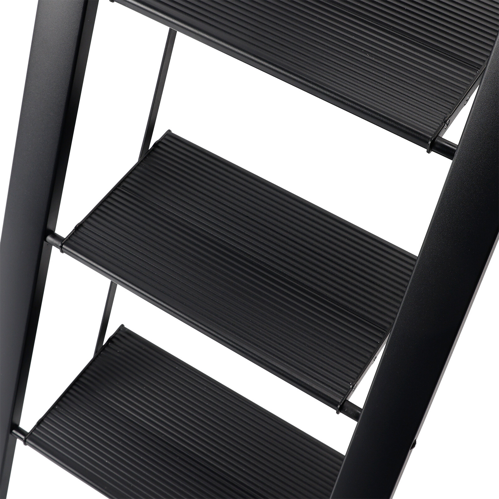 5 Step Ladder, Foldable Step Stool, Aluminum Step Ladder with Anti-Slip Pedal E4