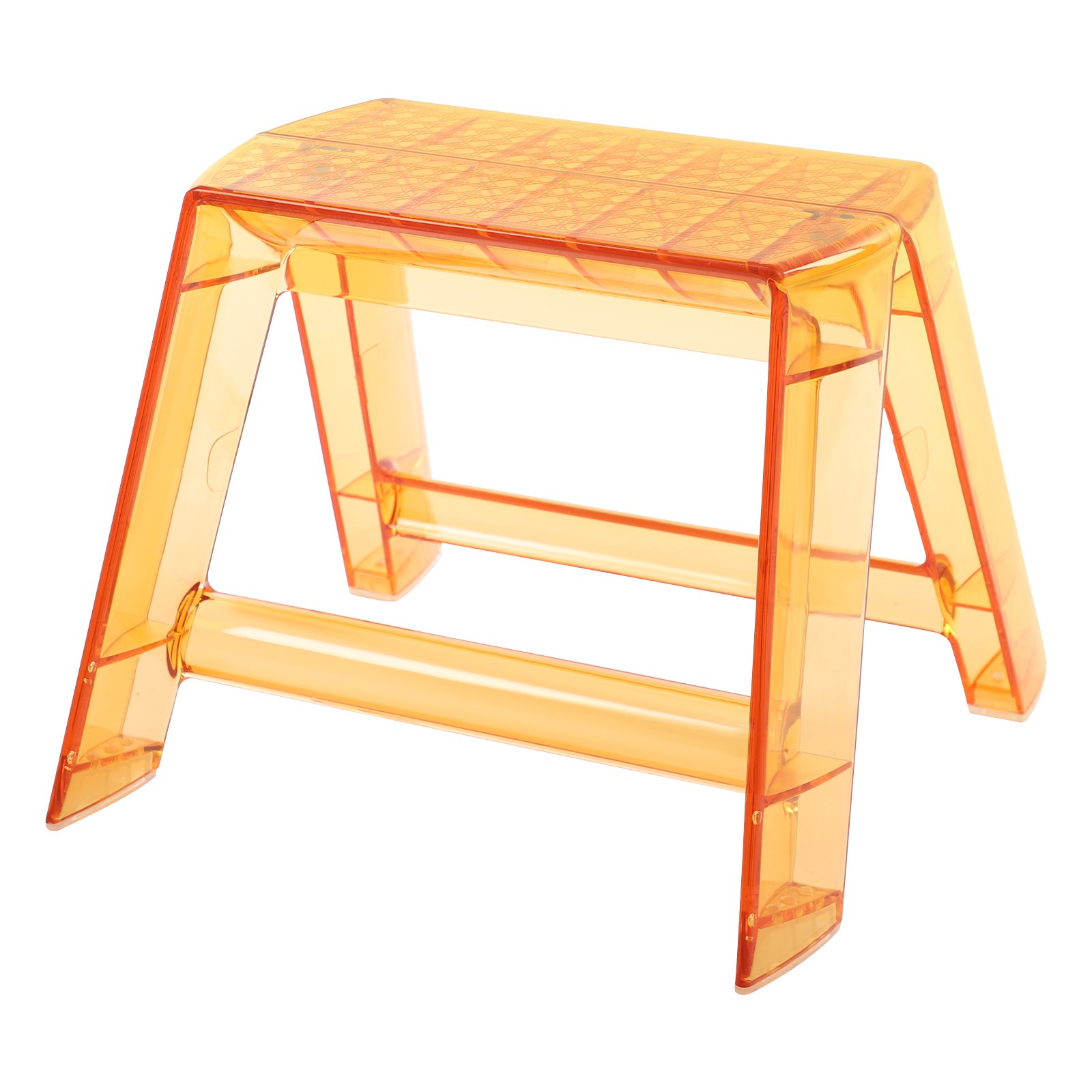 Protable Step Ladder Step Stool for Adults Clear Stool for Indoor Outdoor
