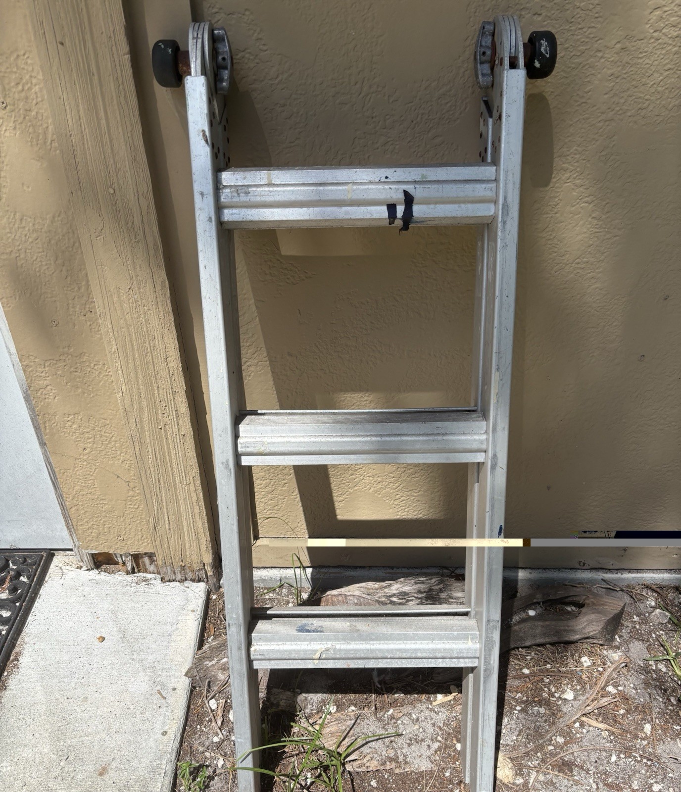 2 Aluminum 7 Foot Folding Step Ladders