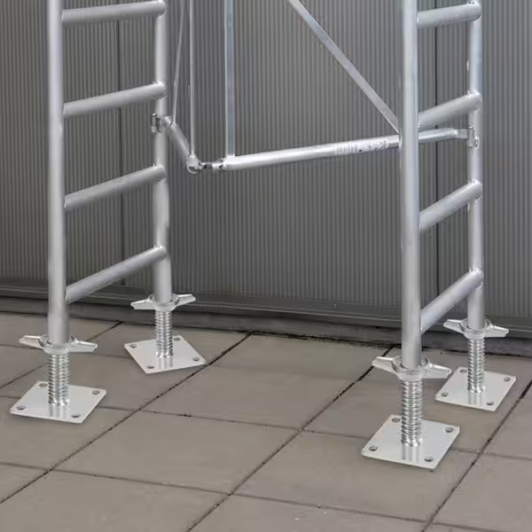 4-Pack Adjustable Leveling Jacks, 18.2 in. Adjustable Height & 3307 lbs./1500 kg