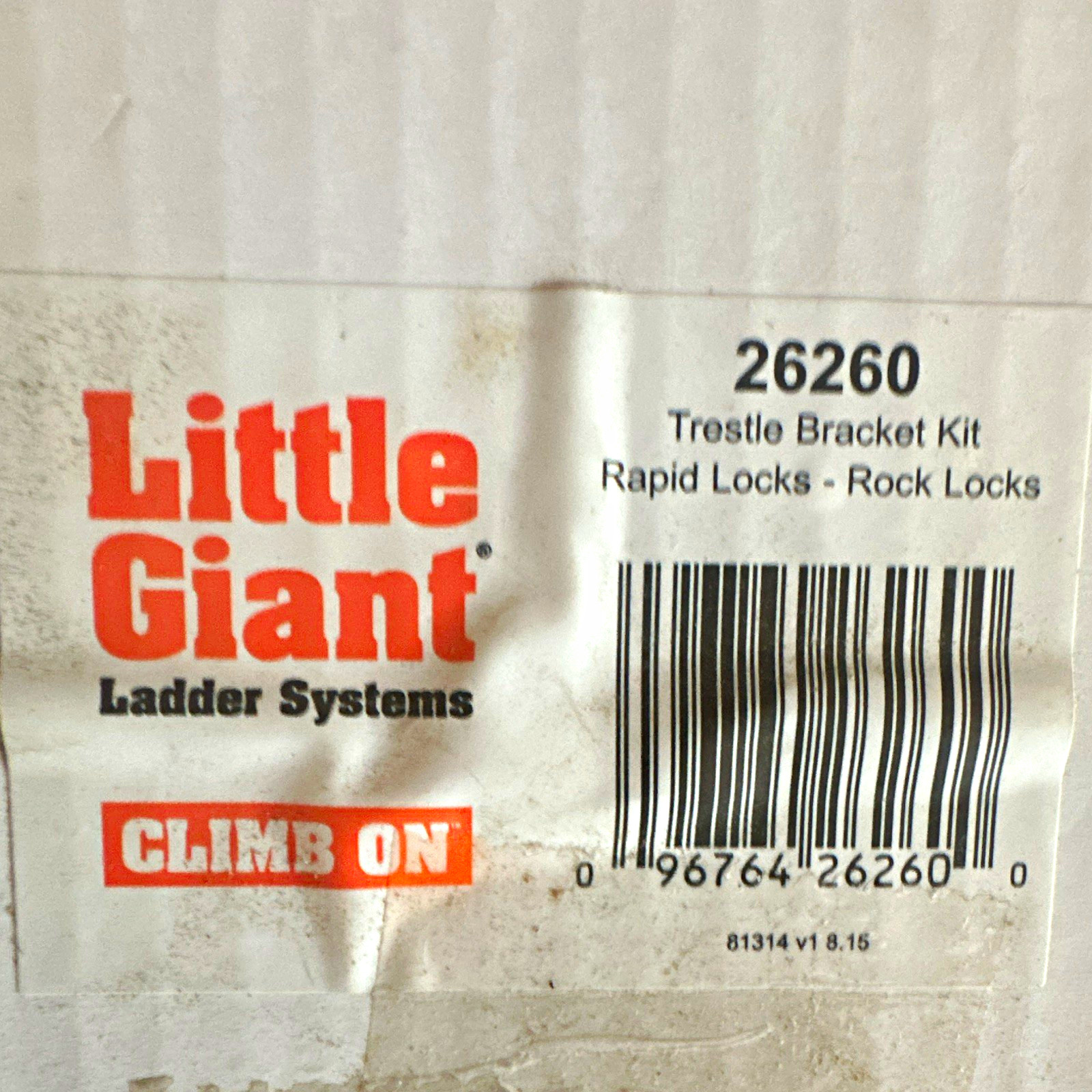 Little Giant 26260 Trestle Bracket Kit for Rapid Locks/Rock Locks Ladders