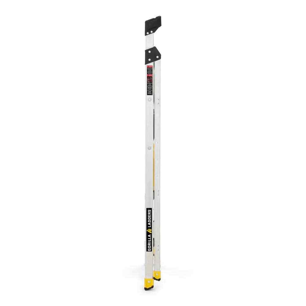 5.5 ft Aluminum Dual Platform Heavy Duty Hybrid Ladder 10 ft Reach 300 lbs