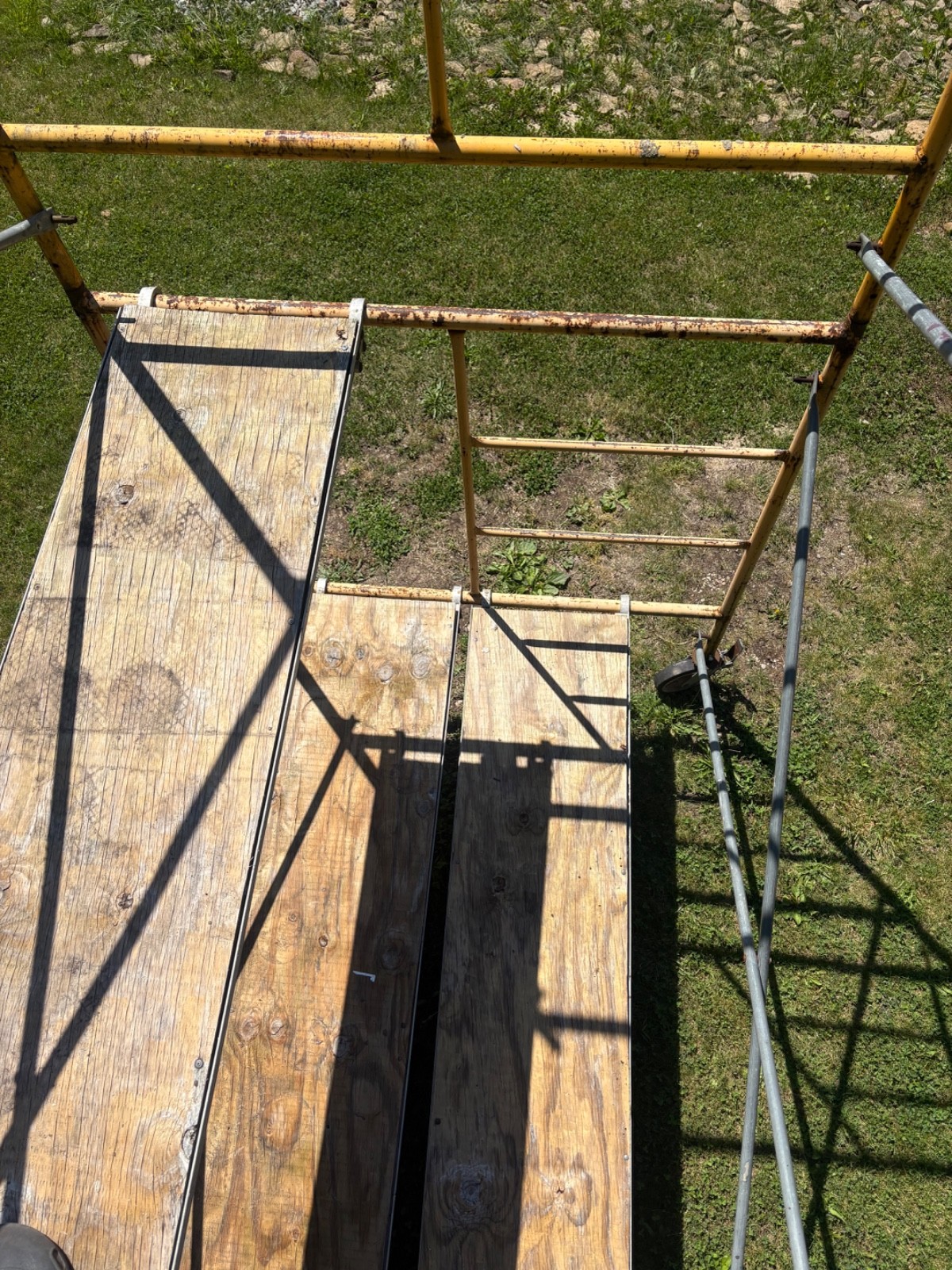 Used Biljax 2 tier tower scaffolding tower
