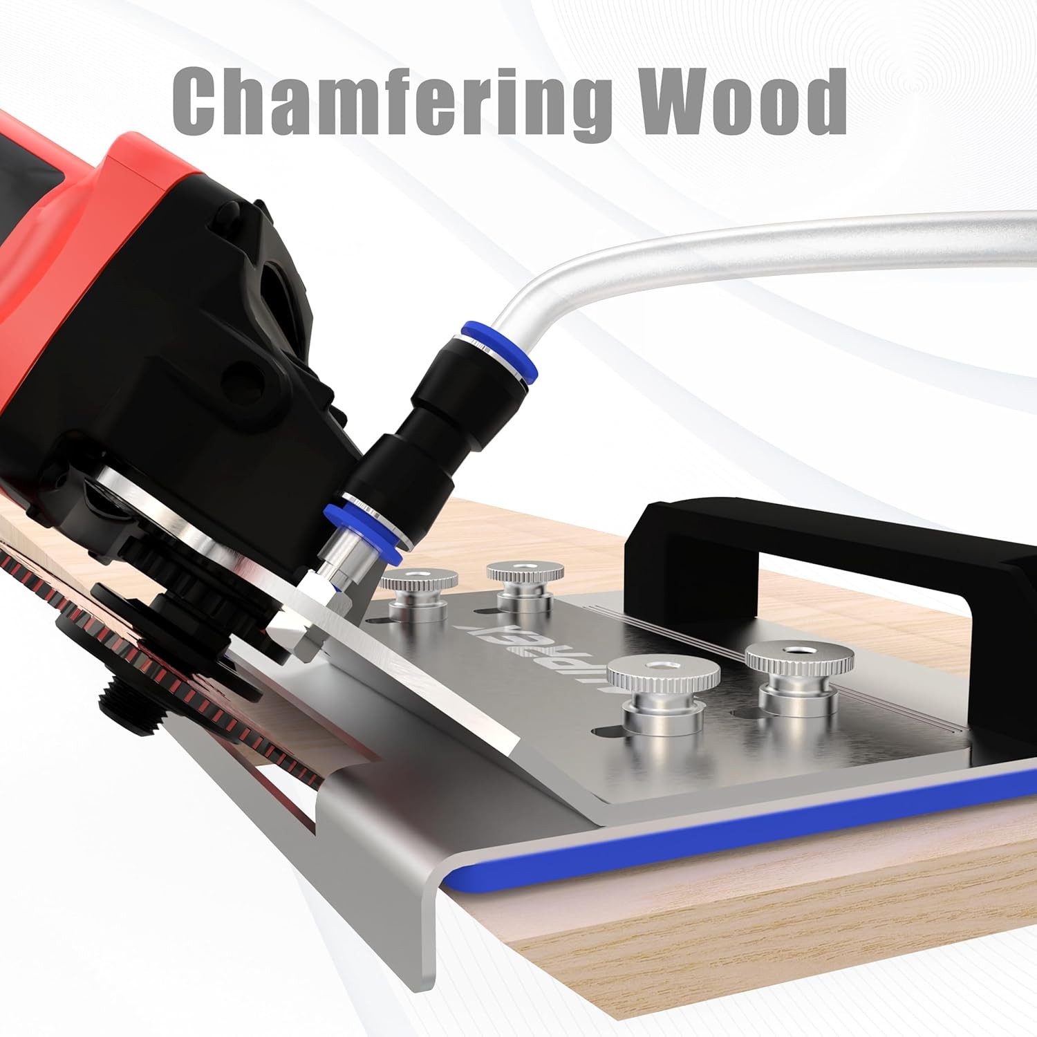 45 Degree Tile Chamfering Tool, Angle Grinder Stand for 45° Silver